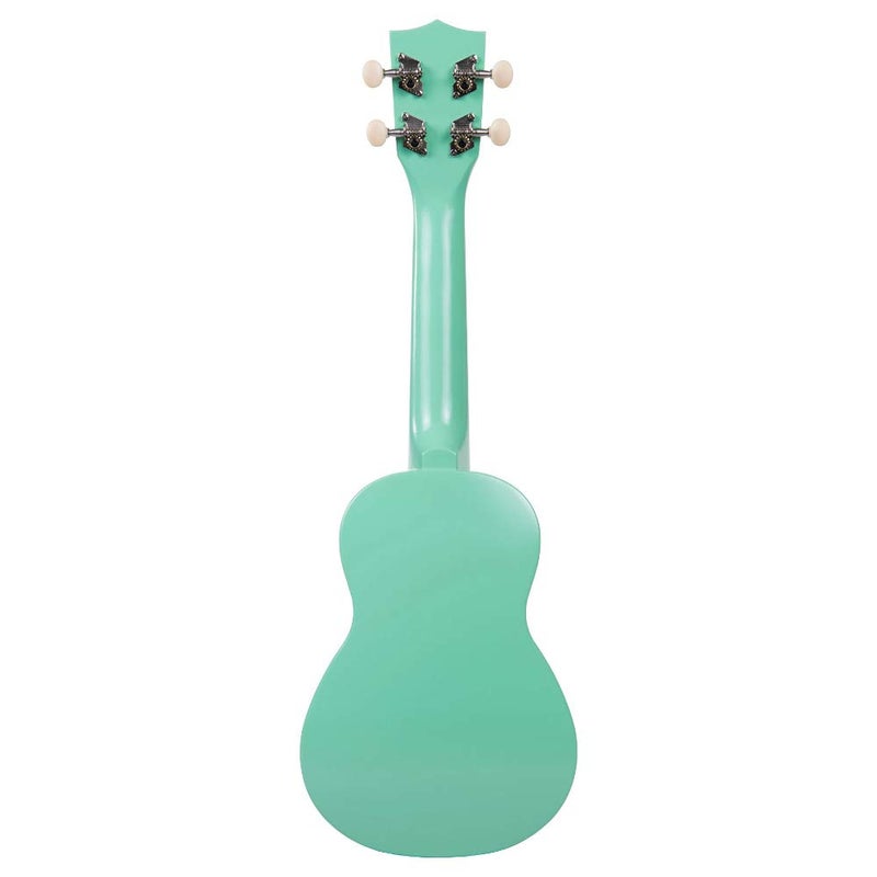 Kala Surf Green Soprano Shark Ukulele - MK-SS/GRN Bundle with a Tuner and Polishing Cloth - Image 5